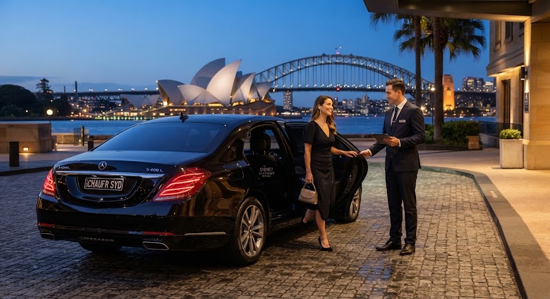 Chauffeur driven sedan in Sydney